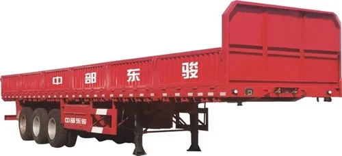 फ्लैटबेड सेमी ट्रेलर टिपर